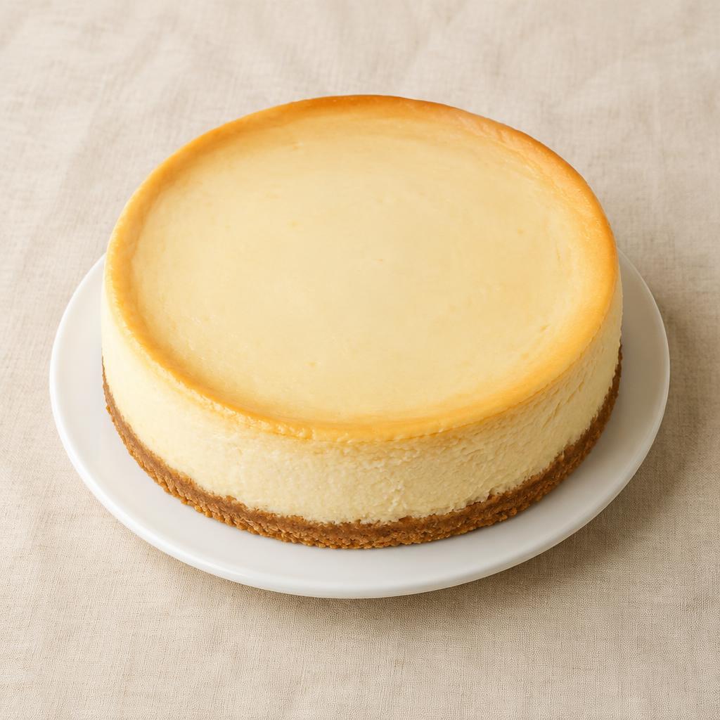 Whole Plain Cheesecake from Bowlicious Eats